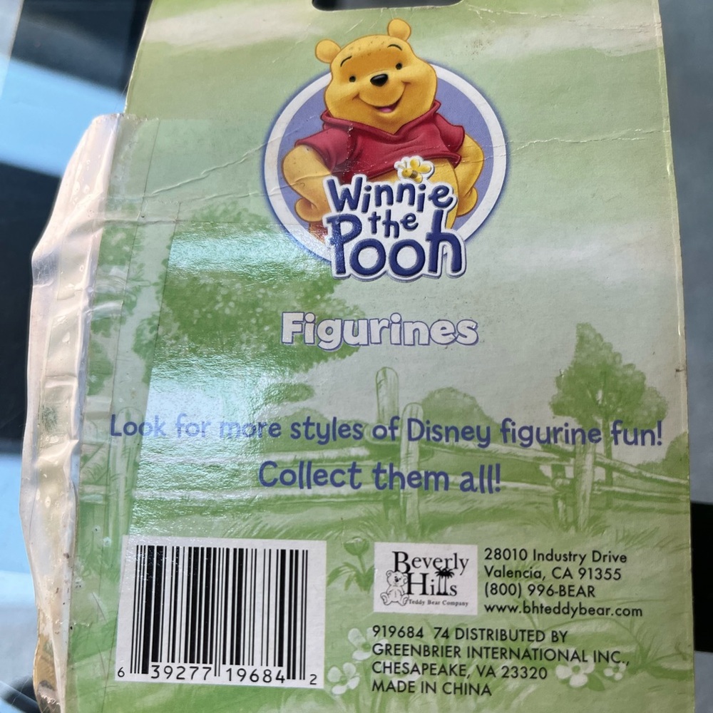 Disney Winnie the Pooh figurines. Vintage 2" each Pooh Piglet Eeyore Tigger - Picture 5 of 9